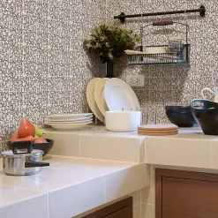 Sticker Mural Carrelage adhésif Cuisine Salle de Bain - 24 STICKERS CARRELAGES TERRAZZO ORGOSOLO - 24stickers15x15cm