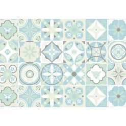 Sticker Mural Carrelage adhésif Cuisine Salle de Bain - 24 STICKERS CARRELAGES AZULEJOS GUILIANITA - 24stickers15x15cm