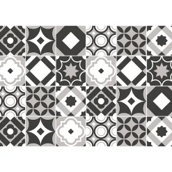 Sticker Mural Carrelage adhésif Cuisine Salle de Bain - 24 STICKERS CARRELAGES MEUBLE BERDUGO - 24stickers15x15cm