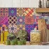 Sticker Mural Carrelage adhésif Cuisine Salle de Bain - 24 STICKERS CARRELAGES AZULEJOS DUILO - 24stickers15x15cm