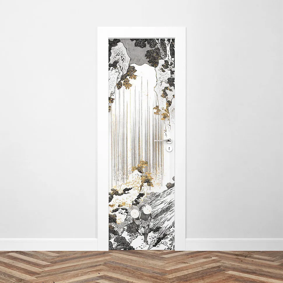 Sticker Porte Cascade De Yoro 204 x 63 cm