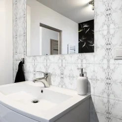 Stickers muraux - Sticker Mural Carrelage adhésif Cuisine Salle de Bain - 24 STICKERS CARRELAGES EFFET MARBRE - 24stickers15x15cm