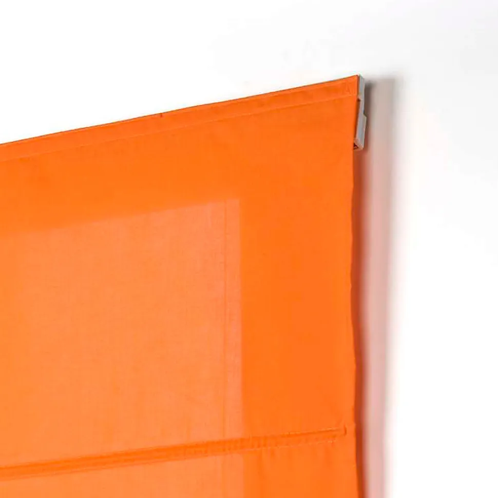 Store Bateau avec baleines Orange 90 x 175 cm