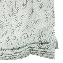Store Bateau (sans baleines) Tamisant Leaf Vert 165 X 175 , Viewtex