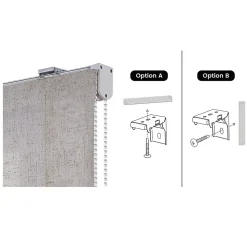Store Bateau sans Tige Beige 150 x 250 cm