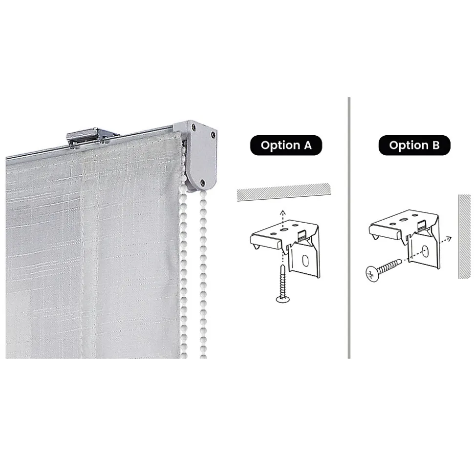 Store Bateau sans Tige Blanc 75 x 175 cm