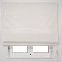 Store Bateau Tamisant Blanc cassé 165 X 175cm , Viewtex