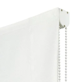 Store Bateau Tamisant sans baleines Artemia Blanc 105 X 250cm , Viewtex