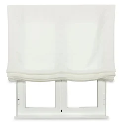Store Bateau Tamisant sans baleines Artemia Blanc 120 X 250cm , Viewtex