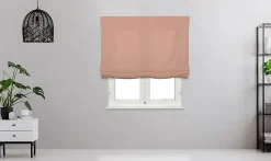 Store Bateau Tamisant sans baleines Artemia Rose 90 X 175 , Viewtex