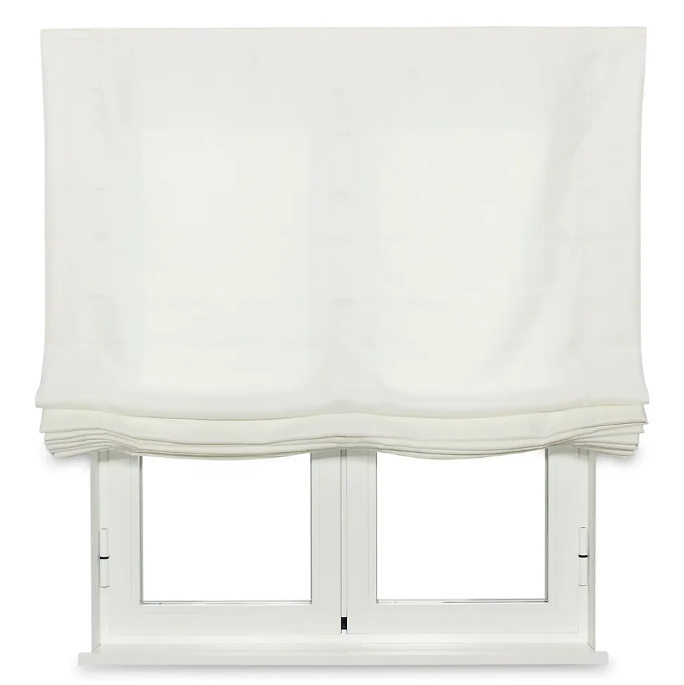 Store Bateau Tamisant sans baleines Artemia Blanc 90 X 250cm , Viewtex