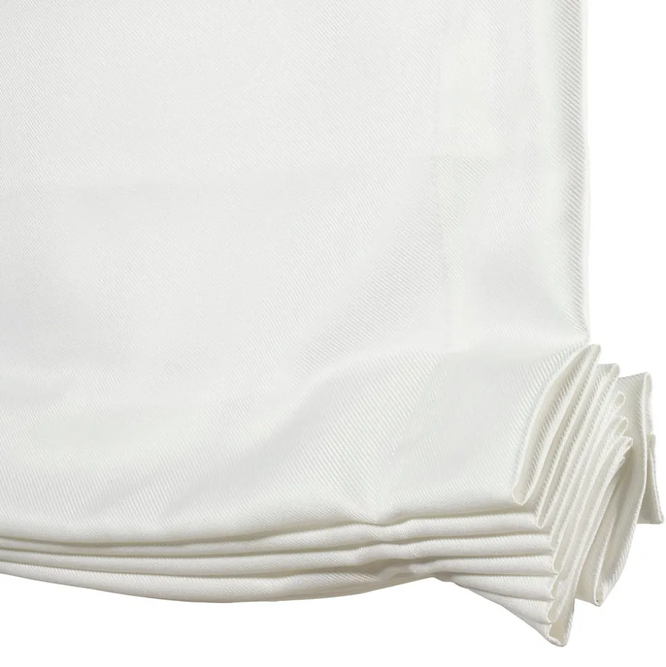 Store Bateau Tamisant sans baleines Artemia Blanc 90 X 250cm , Viewtex