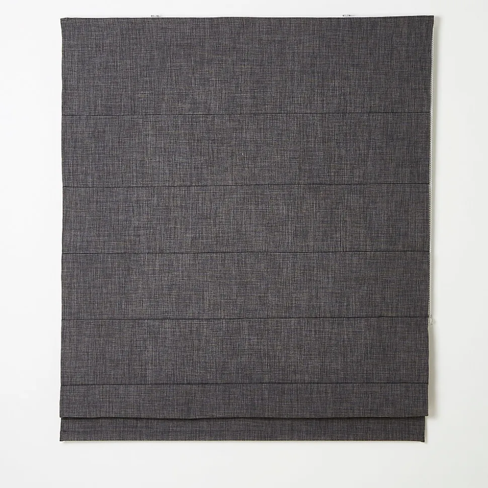 Store bateau tamisant Soyo gris foncé l.180 x H.160cm Goodhome