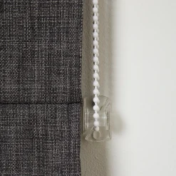 Store bateau tamisant Soyo gris foncé l.90 x H.160cm Goodhome