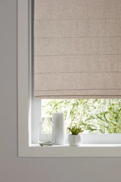 Store bateau tamisant Soyo beige l.120 x H.160cm Goodhome