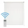 Store Enrouleur - Easydeco - Motorisé à batterie - Translucide - 160x250 cm - Blanc