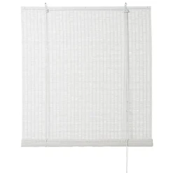 Store enrouleur bambou Java blanc l.60 x H.180cm Colours