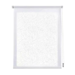 Store Enrouleur enrouleur imprimé CachemireBlanc 120 x 180 cm