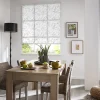 Store Enrouleur Imprimé "Gribouillage" (45x190 - Blanc)