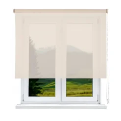 Store Enrouleur Isolant Thermique Screen Degré d'ouverture 10% Lin 135 X 190cm , Viewtex