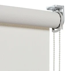 Store Enrouleur Isolant Thermique Screen Degré d'ouverture 5% Blanc Lin 180 X 190cm , Viewtex