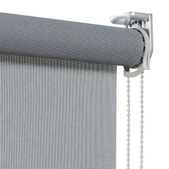 Store Enrouleur Isolant Thermique Screen Degré d'ouverture 10% Gris Perle 75 X 250cm , Viewtex