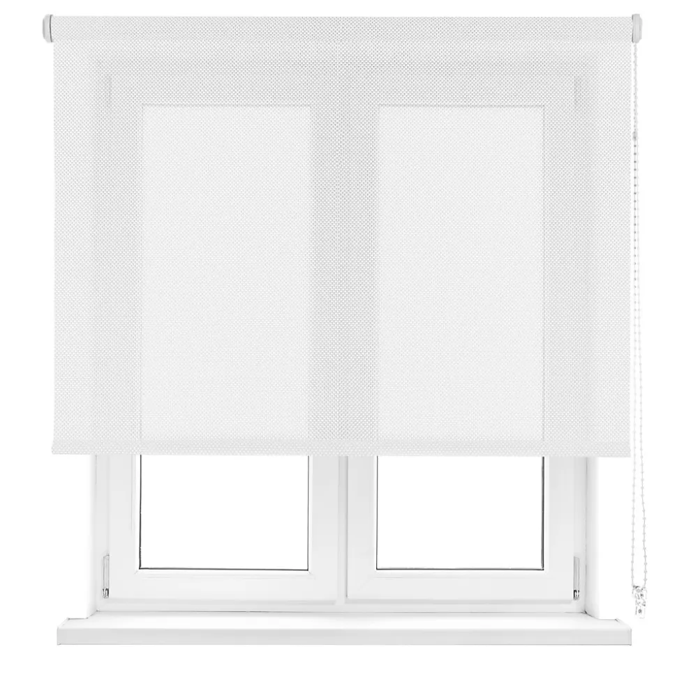 Store Enrouleur Isolant Thermique Screen Degré d'ouverture 5% Blanc 220 X 190cm , Viewtex