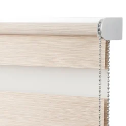 Store enrouleur jour / nuit sans perçage Brize beige l.60 x H.180cm Goodhome