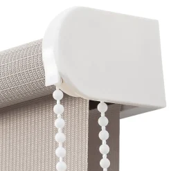 Store enrouleur jour / nuit sans perçage Elin 2 gris perle l.40 x H.140cm Goodhome