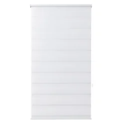 Store enrouleur jour / nuit sans perçage blanc l.90 x H.160cm