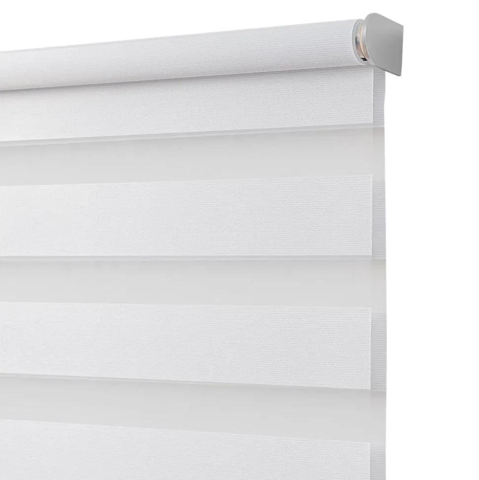 Store enrouleur jour / nuit sans perçage Keston blanc cassé l.60 x H.180cm Goodhome