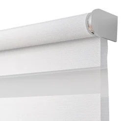 Store enrouleur jour / nuit sans perçage Keston blanc cassé l.45 x H.140cm Goodhome