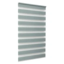 Store enrouleur jour / nuit sans perçage Elin 2 vert céladon l.80 x H.180cm Goodhome
