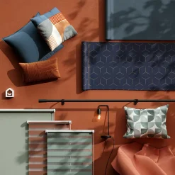 Store enrouleur jour / nuit sans perçage Elin 2 vert céladon l.80 x H.180cm Goodhome
