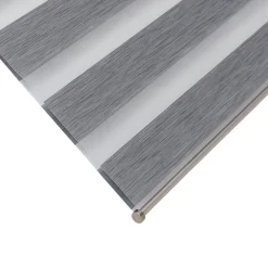 Store enrouleur jour / nuit sans perçage Brize gris chiné l.60 x H.180cm Goodhome