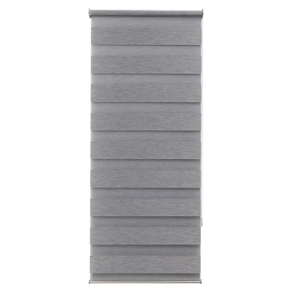 Store enrouleur jour / nuit sans perçage Brize gris chiné l.60 x H.180cm Goodhome