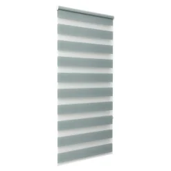 Store enrouleur jour / nuit sans perçage Elin 2 vert céladon l.55 x H.180cm Goodhome