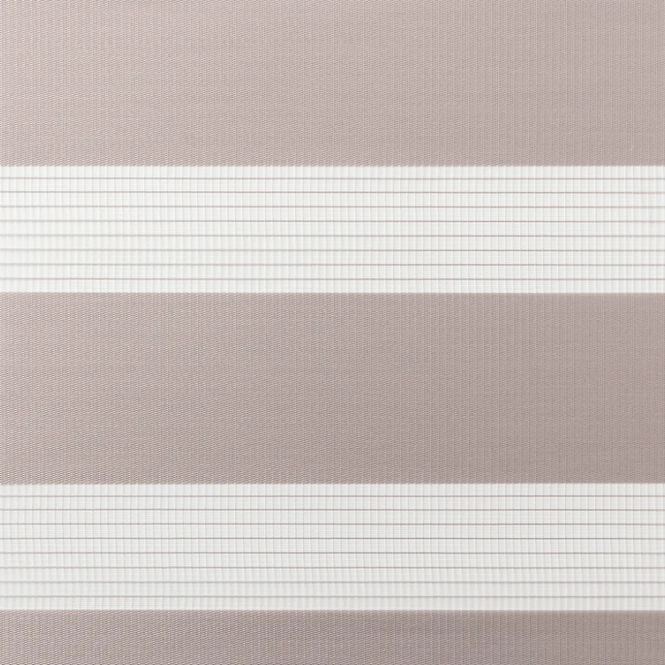 Store enrouleur jour / nuit sans perçage Elin 2 gris perle l.60 x H.180cm Goodhome