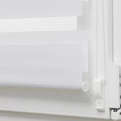 Store enrouleur jour / nuit Madeco l.52 x H.190cm blanc