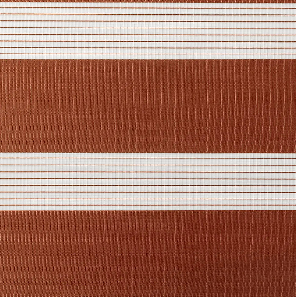 Store enrouleur jour / nuit sans perçage Elin 2 terracotta l.55 x H.180cm Goodhome