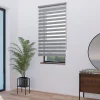 Store enrouleur jour / nuit Must gris l.62 x H.160cm Madeco