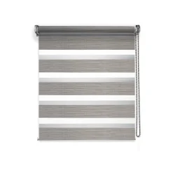 Store enrouleur jour / nuit Must gris l.62 x H.160cm Madeco