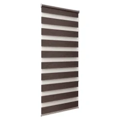 Store enrouleur jour / nuit sans perçage Brize marron l.40 x H.140cm Goodhome