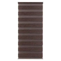 Store enrouleur jour / nuit sans perçage Brize marron l.40 x H.140cm Goodhome