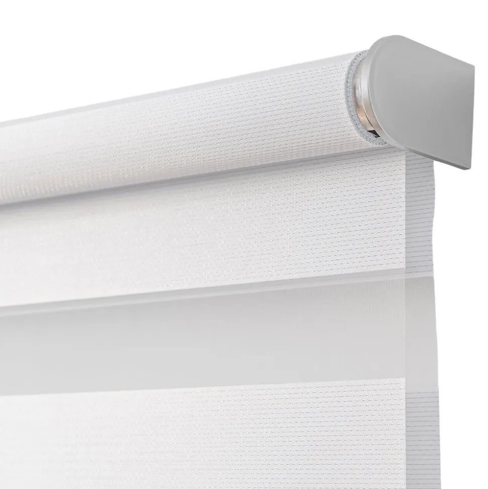 Store enrouleur jour / nuit sans perçage Keston blanc cassé l.55 x H.180cm Goodhome