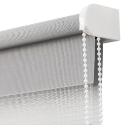 Store enrouleur jour / nuit sans perçage Elin 2 gris béton l.60 x H.180cm Goodhome