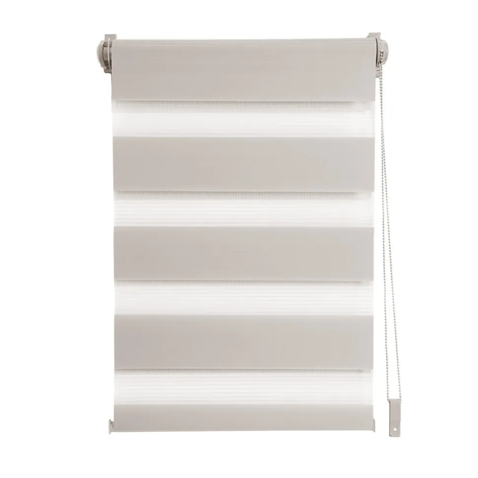 Store enrouleur jour / nuit taupe l.92 x H.190cm Madeco