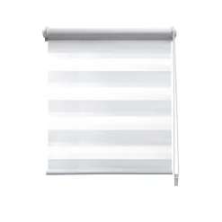 Store enrouleur jour / nuit chic blanc l.37 x H.160cm Madeco