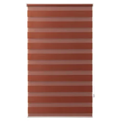 Store enrouleur jour / nuit sans perçage Elin 2 terracotta l.80 x H.180cm Goodhome