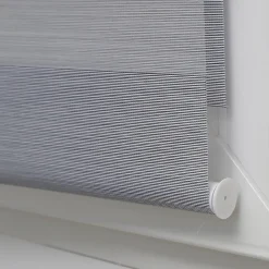 Store enrouleur jour / nuit gris clair l.92 x H.160cm Madeco